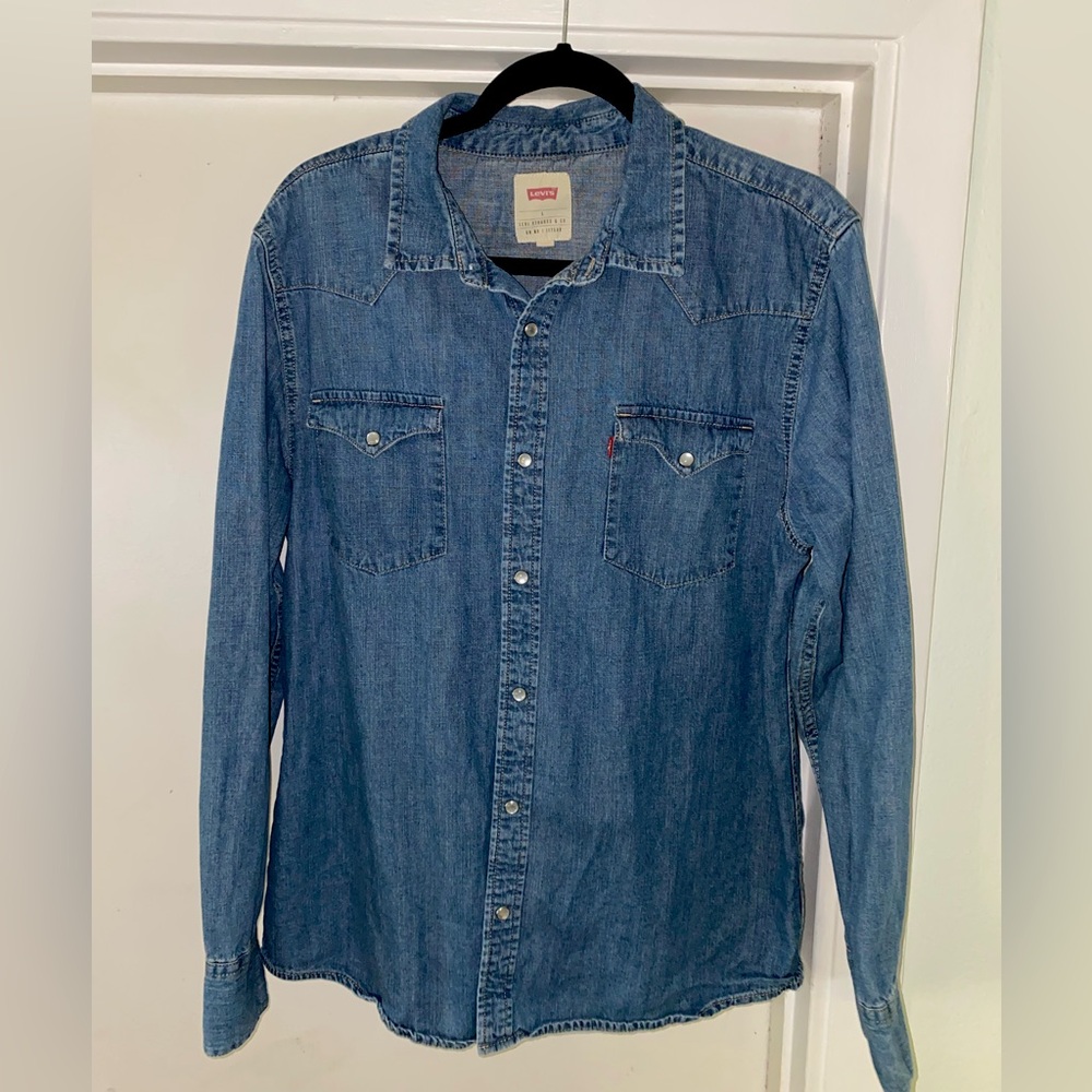 Levi Classic Western long sleeve shirt Large